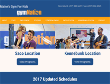 Tablet Screenshot of gymnationsport.com